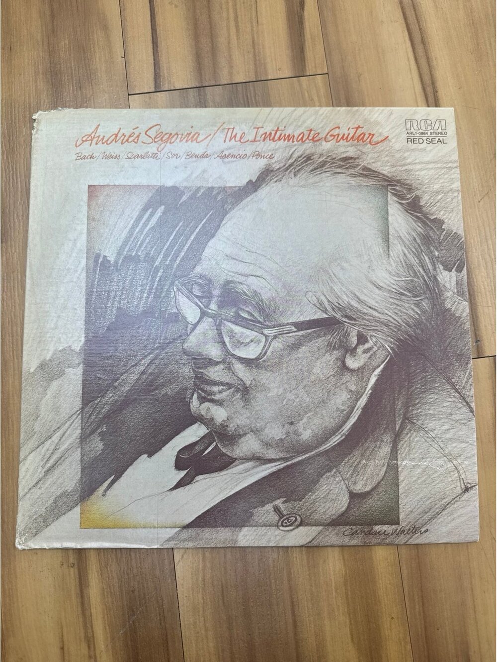 Andrés Sergovia/ The Intimate Guitar Vinyl